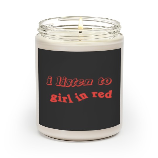 Discover i listen to girl in red Pin Scented Candles