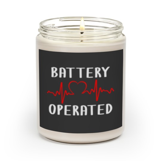 Discover Battery Operated Heartbeat Pace Maker Living With an Implantable Cardioverter Defibrillator Scented Candles