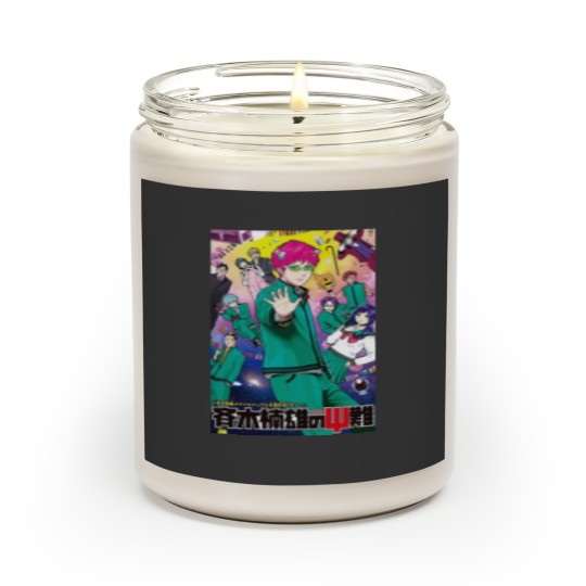 Discover Saiki K Manga Cover Scented Candles
