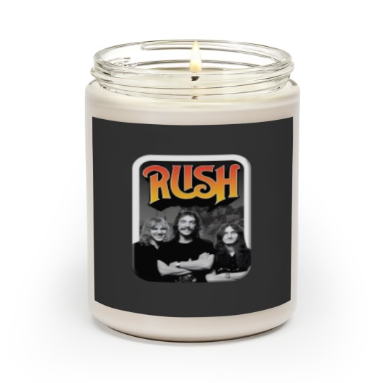 Discover Rush Scented Candles Rock Concert Scented Candles Band Logo Anniversary