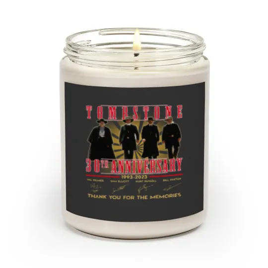 Discover Tombstone 30Th Anniversary 1993-2023 Thank You Scented Candles