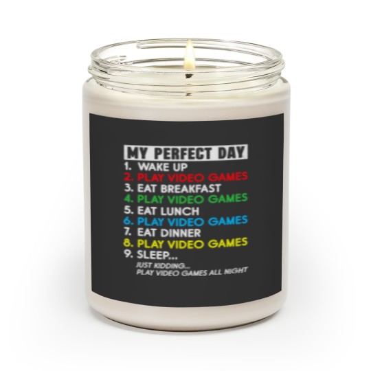 Discover My Perfect Day Video Games Scented Candles
