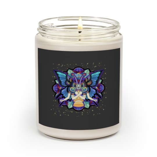 Discover Psychedeliutterfly Abstract Art Colorful Hippie Trippy Scented Candles