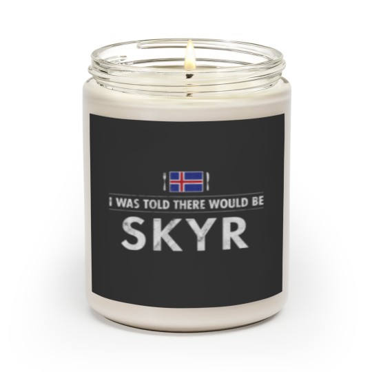 Discover Travel Skyr Icelandic Dairy Breakfast Vanilla Fruit Yogurt Scented Candles