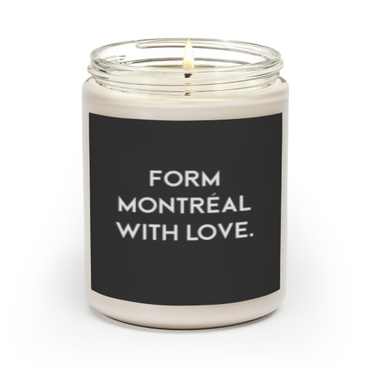 Discover Montréal Love Gift Scented Candle