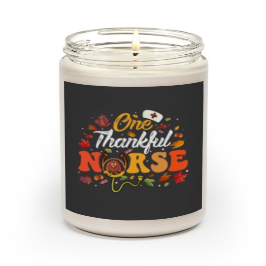 Discover One Thankful  Stethoscope Turkey Autumn Scented Candles