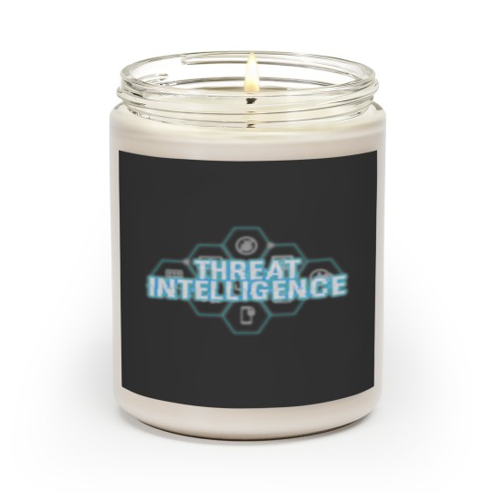 Discover THREAT INTELLIGENCE - CYBER SECURITY - Transparent Background Scented Candles