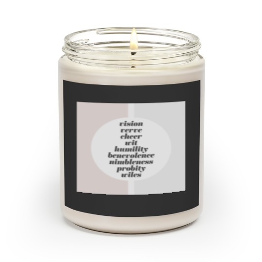 Discover Severance Lumon Industries 9 Principles  Virtues Sticker Scented Candles