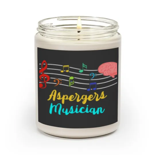 Discover Aspergers Musician 2Music Gifted Autism Spectrum Scented Candles