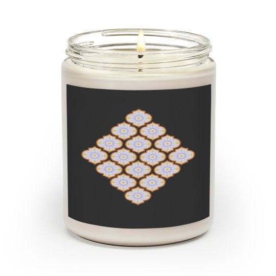 Discover Moroccan pattern #3 ( black ) Scented Candles