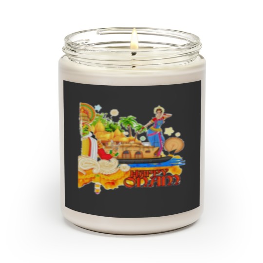 Discover Happy Onam festival dance Active Scented Candles