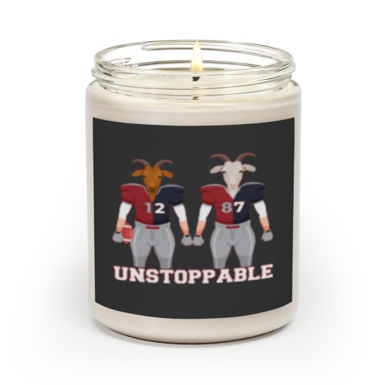 Discover Unstoppable Goats ( Brady _amp_ Gronk ) Scented Candles