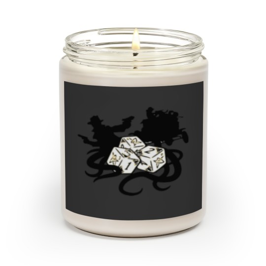 Discover Arkham Horror Dice Scented Candles