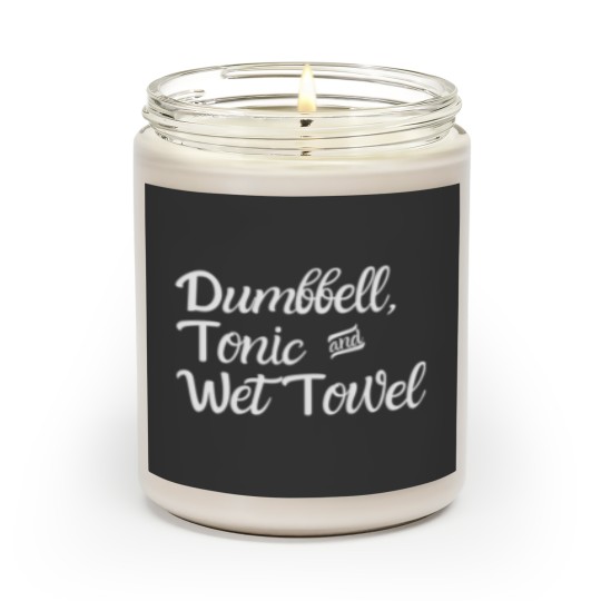Discover Dumbbell, Tonic &amp_ Wet Towel Scented Candles