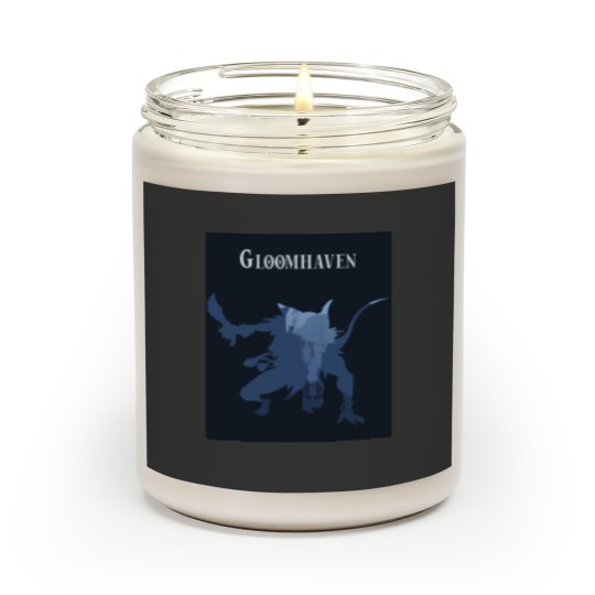 Discover Gloomhaven Mindthief-Minimalist Silhouette Style-Board Game Art Scented Candles