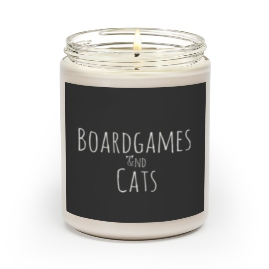Discover Boardgames and Cats Scented Candles
