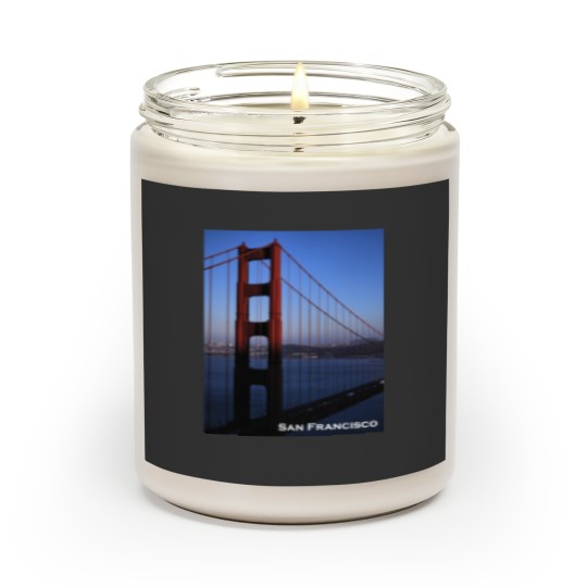 Discover Golden Gate Bridge at Sunset Scented Candles
