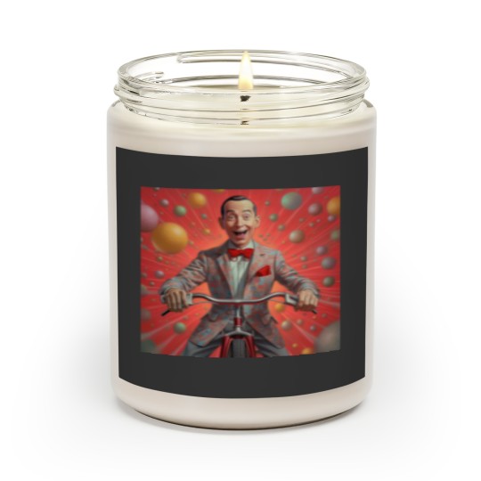 Discover pee wee herman on bike Scented Candles