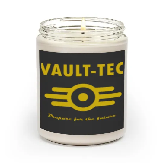 Discover Falllout 4 Vault-Tec logo Scented Candles