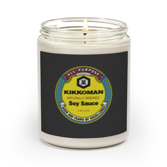 Discover All Purpose Kikkoman Soy Sauce Print Design Men's Ideal Short Sleeve Black Funny Cotton Scented Candles