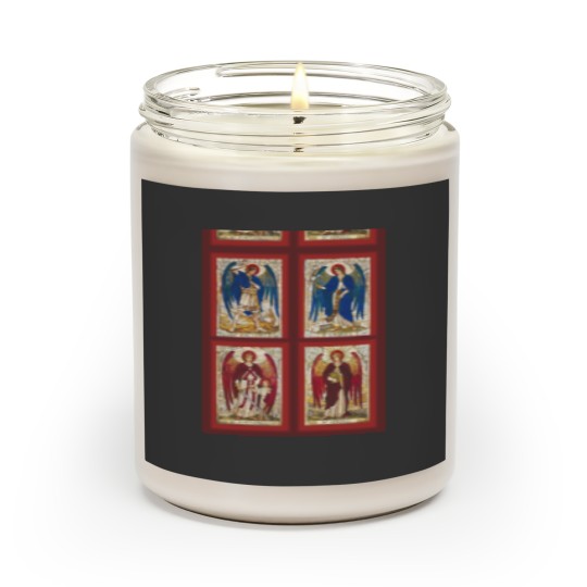 Discover Archangel Graphic Scented Candle - St. Michael, Gabriel, Raphael, Uriel