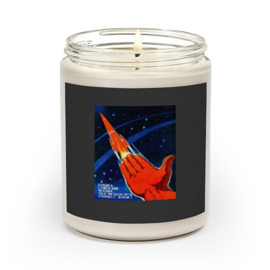 Discover vintage space poster [HQ-quality1 Scented Candles