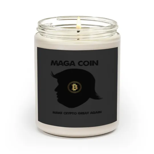 Discover Maga Coin Make Crypto Great Again Scented Candles