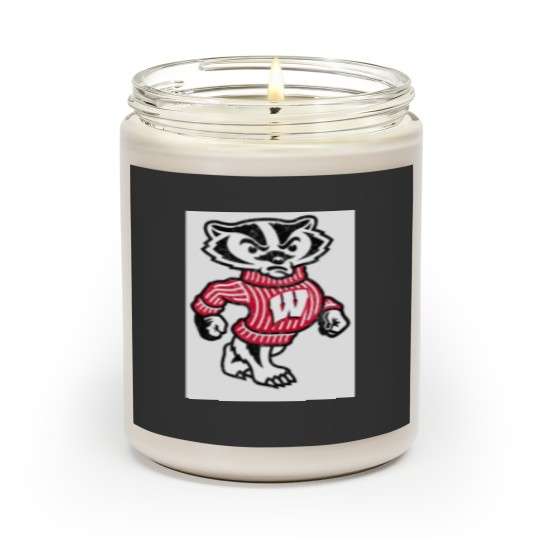 Discover University of Wisconsin Badge Watercolor Scented Candles