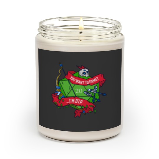 Discover You Want To Game …I’m DTP. (BOW) – D20 Table-top-Gaming Scented Candles