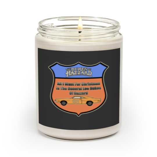 Discover All I Want For Christmas Is The General Lee Dukes Of Hazzard Scented Candles