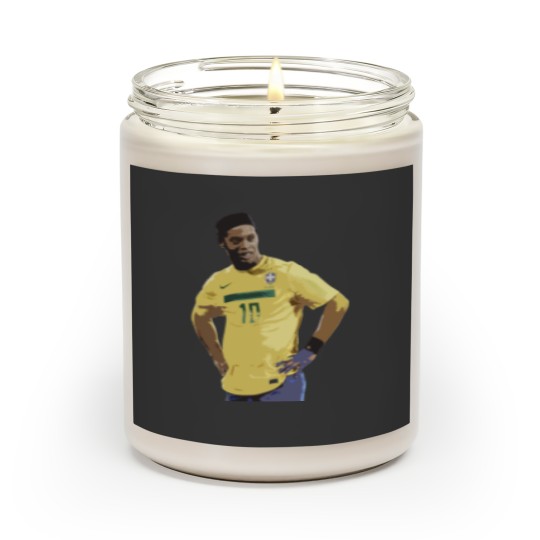 Discover Ronaldinho Brazil Joga Bonito Sticker Scented Candles