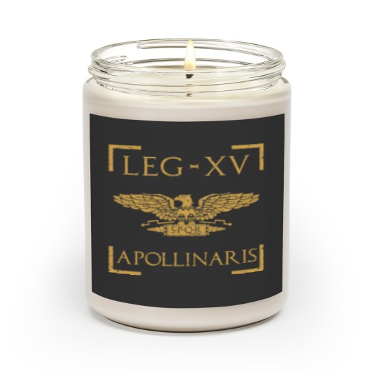 Discover Legio XV Apollinaris SPQR Eagle Emblem Roman Scented Candles