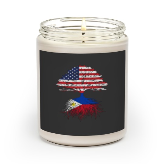 Discover Filipino Roots Scented Candle - Filipino American Pride