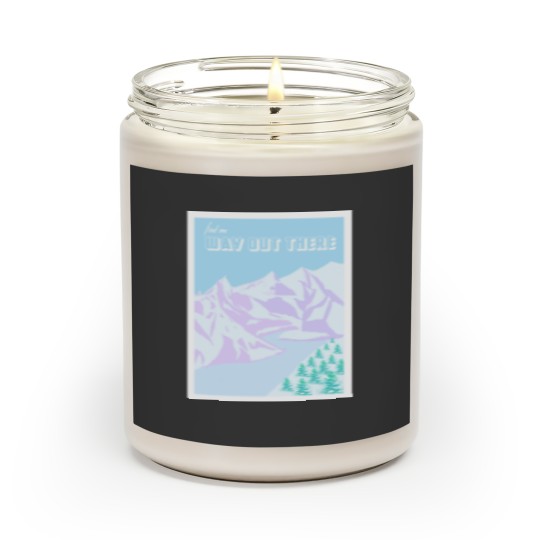 Discover Lord Huron Way Out There Vintage Travel Poster Scented Candles