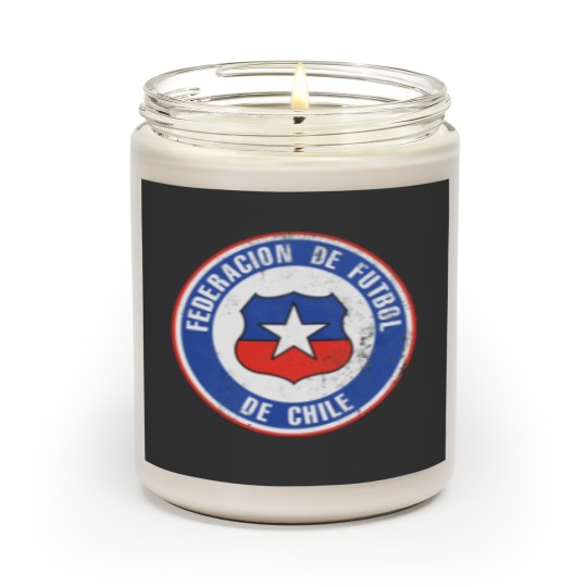 Discover Chile Soccer Flag Team Support Gift Scented Candles