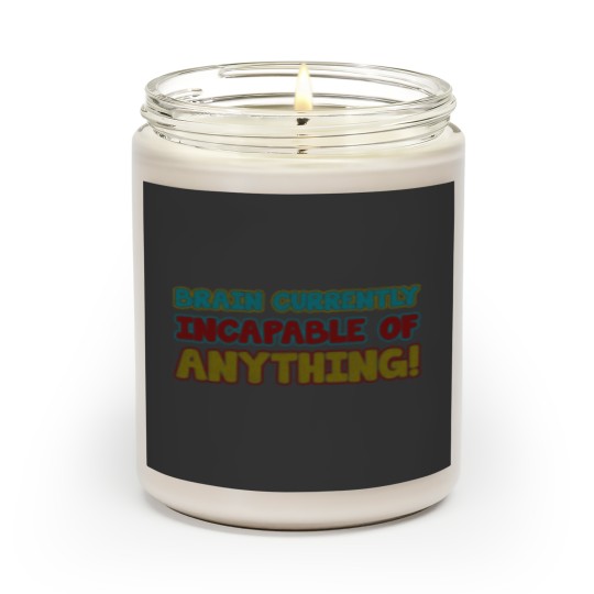 Discover brain currently incapable of anything - Vintage Texture Scented Candles