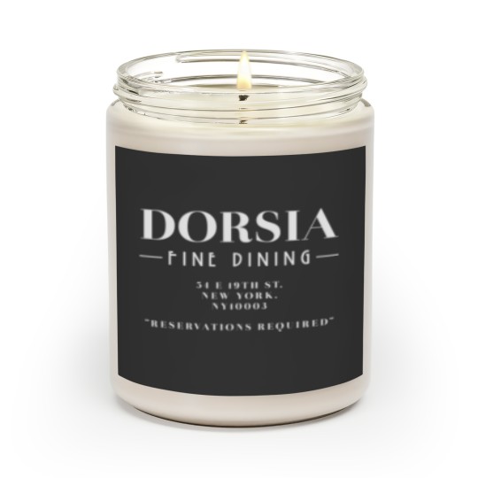 Discover Dorsia – Fine Dining Reservations Required Scented Candles