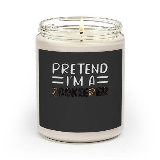 Discover Pretend I'm A Zookeeper Shirt - Vintage Tshirt Scented Candles
