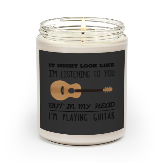 Discover Mind guitar Scented Candles