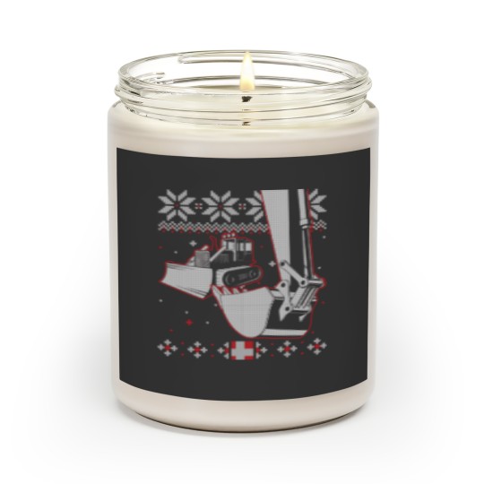 Discover Heavy Equipment Operator Matching Ugly Christmas Scented Candles