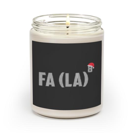 Discover Funny Christmas Math Santa Scented Candle