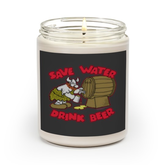 Discover Hagar The Horrible Save Water Drink Beer Brand chandler Scented Candles