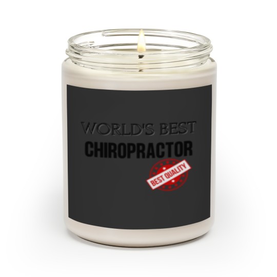Discover Worlds Best Chiropractor Scented Candles