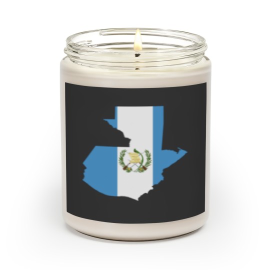 Discover Guatemala Flag Map Scented Candles