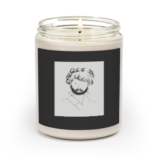 Discover Vintage Guy Line Drawing by Charles Martin Scented Candles
