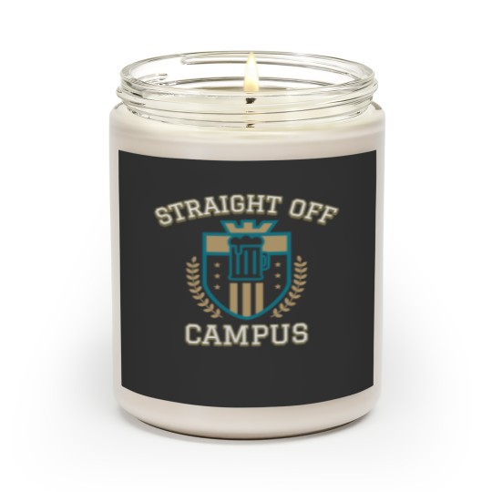 Discover Straight Off Campus-Beer Crest Scented Candles