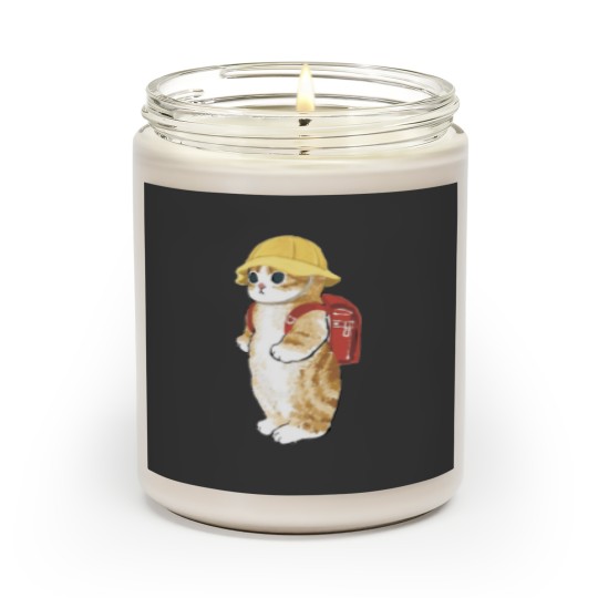 Discover kawaii kitty cat cute camping scout kittens-best-selling gift Scented Candles