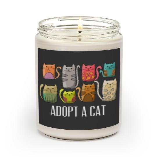 Discover Cat Rescue Adoption Scented Candle