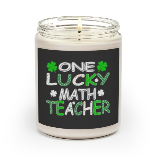 Discover One Lucky Math Teacher Patrick’s Day Premium Scented Candles
