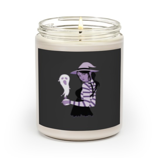 Discover Poison Witch design Sticker Scented Candles